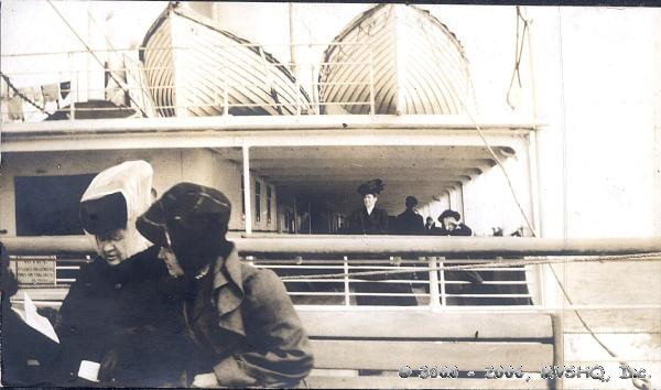 Deckhhouse Top
Aft of Main Deckhouse
(Notice sign in lower left hand corner.)
