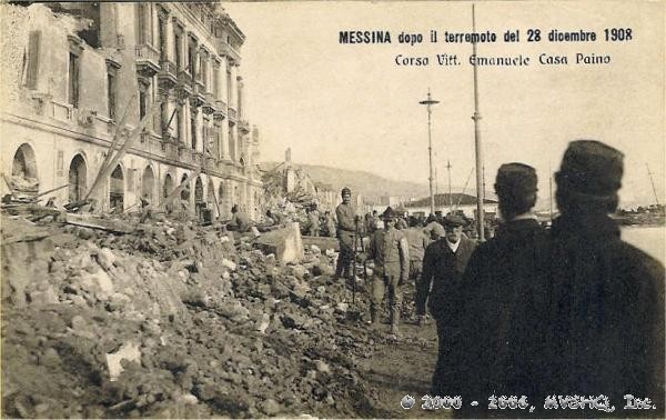 Messina
After the earthquake
Corso Vittorio Emanuele Casa Paino