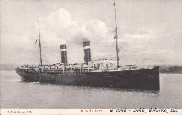USMS St. Louis reportedly carried the following gold engagements: Dec. 11, 1908; Jan. 8 and June 25, 1909 gold engagements.
