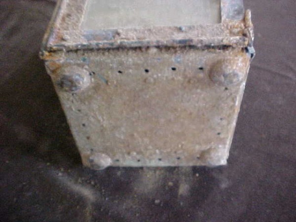 Lantern Bottom
(Notice air holes.)