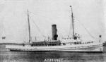 The revenue cutter Acushnet received Republic's C.Q.D. distress call but instead assists the coasting steamer Nantucket which had run aground near Newport.