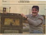 Wine Spectator (Cover Story)
Martin Bayerle holding First Class Dining Saloon window.