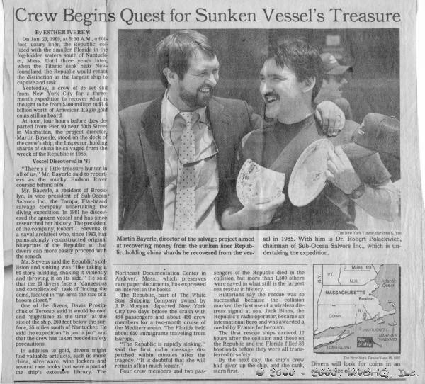 Dr. Polackwich and Martin Bayerle
New York Times
June 15, 1987, Sec. B Page 2