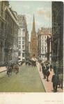 Wall Street 1895
Sub Treasury
visible at right
