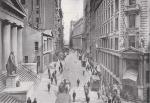 Sub Treasury and Assay Office (left)
J. P. Morgan and up-block National City Bank (right)