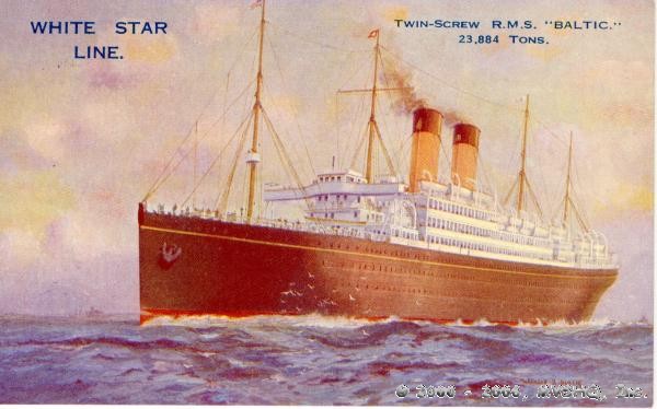 RMS Baltic
23,884 Tons