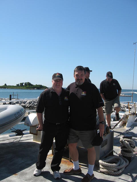 Lead Admiralty Counsel Tim Barrow, Expedition Leader Capt. Martin Bayerle