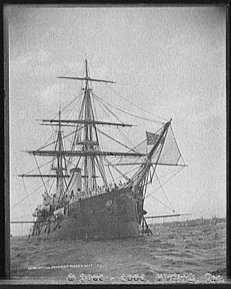Admiral Nakhimov

1893. At anchor during the Colombian Naval Review. Photograph by Edward H. Hart. [LC-D4-21186] 