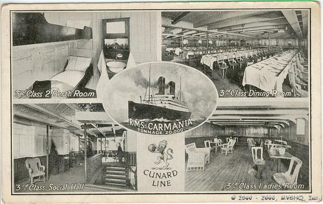 RMS Carmania

3rd Class Accommodations
