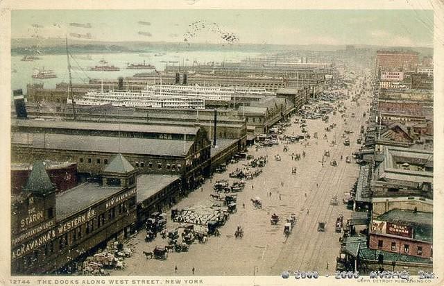 The Docks Along

West Street

New York