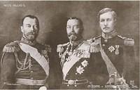Tsar Nicholas II, Russia

King George V, Great Britain

King Albert I, Belgium