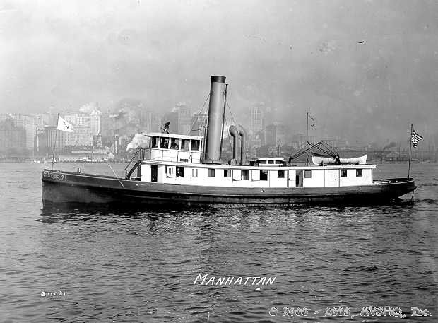 Revenue Cutter Manhattan Picked up 31 Republic crew and several officers from Seneca at Tompkinsville on Jan, 27