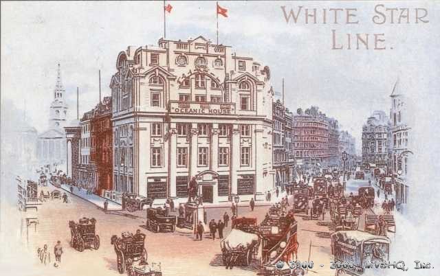 Oceanic House

White Star Line Offices

Cockspur Street

West End, London