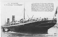 La Lorraine reportedly carried the June 2, 1909 $885,000 gold bar engagement to Le Havre.