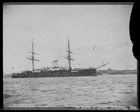 Admiral Nakhimov

1893. At anchor during the Colombian Naval Review. Photograph by Edward H. Hart. [LC-D4-21138] 
