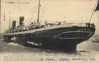 French Liner La Lorraine receives distress call.