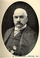 J. P. Morgan, Strategist behind International Mercantile Marine, owner of White Star Line, influential banker.