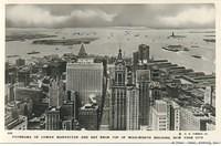 New York Harbor

Lower Manhattan and Bay

View from Woolworth Building

ca 1910-1920