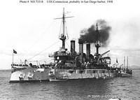 USS Connecticut

Probably in San Diego Harbor

1908