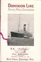 RMS Columbus Passenger List (Maiden Voyage)